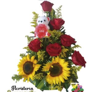 Rosas-Girasoles & Brillo